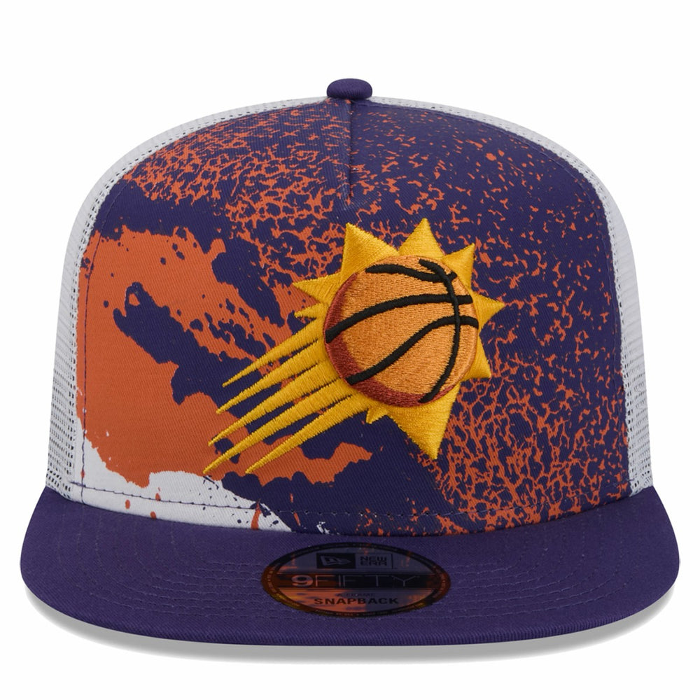 Phoenix Suns Court Sport Speckle 9FIFTY Snapback Hat Purple