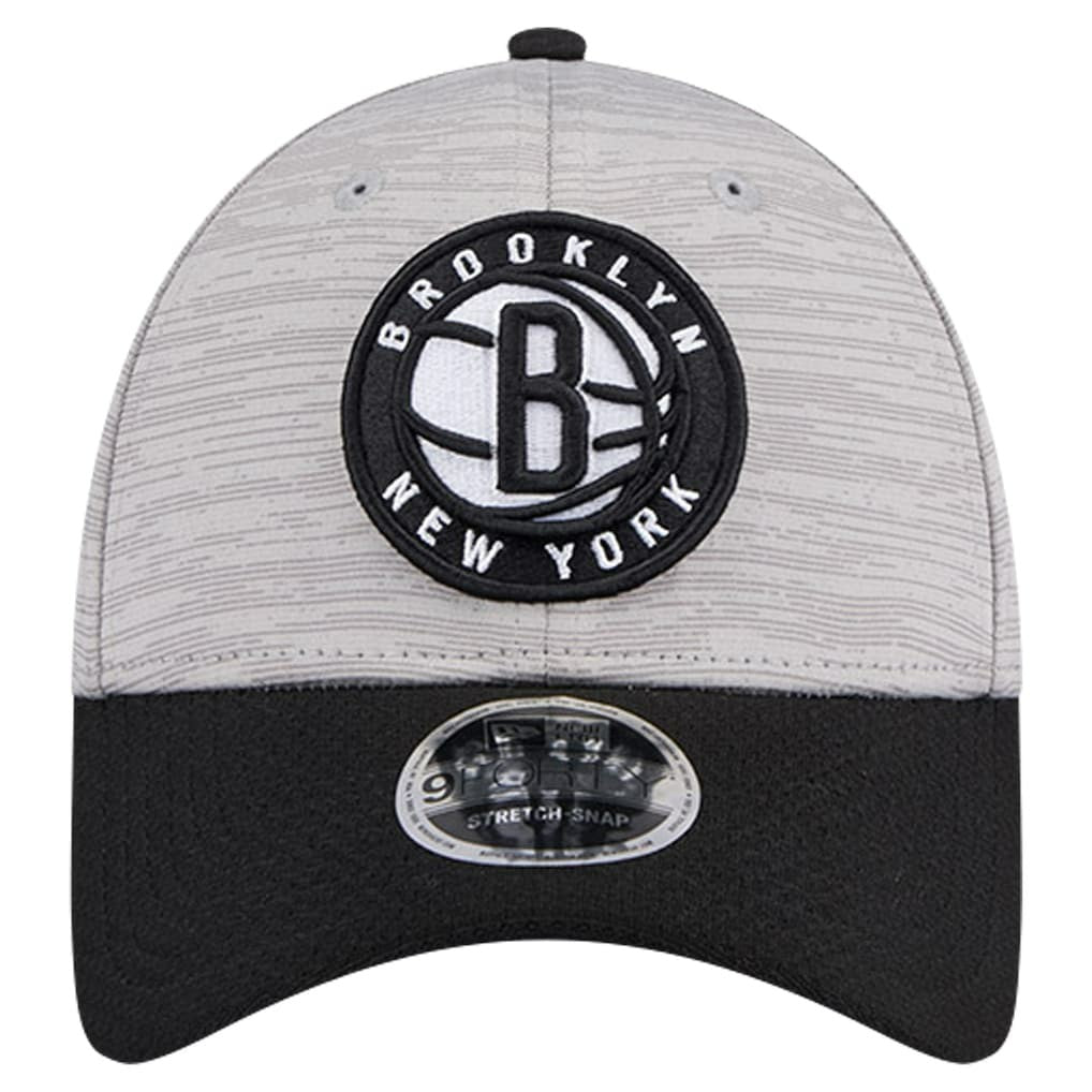 Brooklyn Nets Active Digi-Tech Two-Tone 9FORTY Adjustable Hat Heather Gray/Black