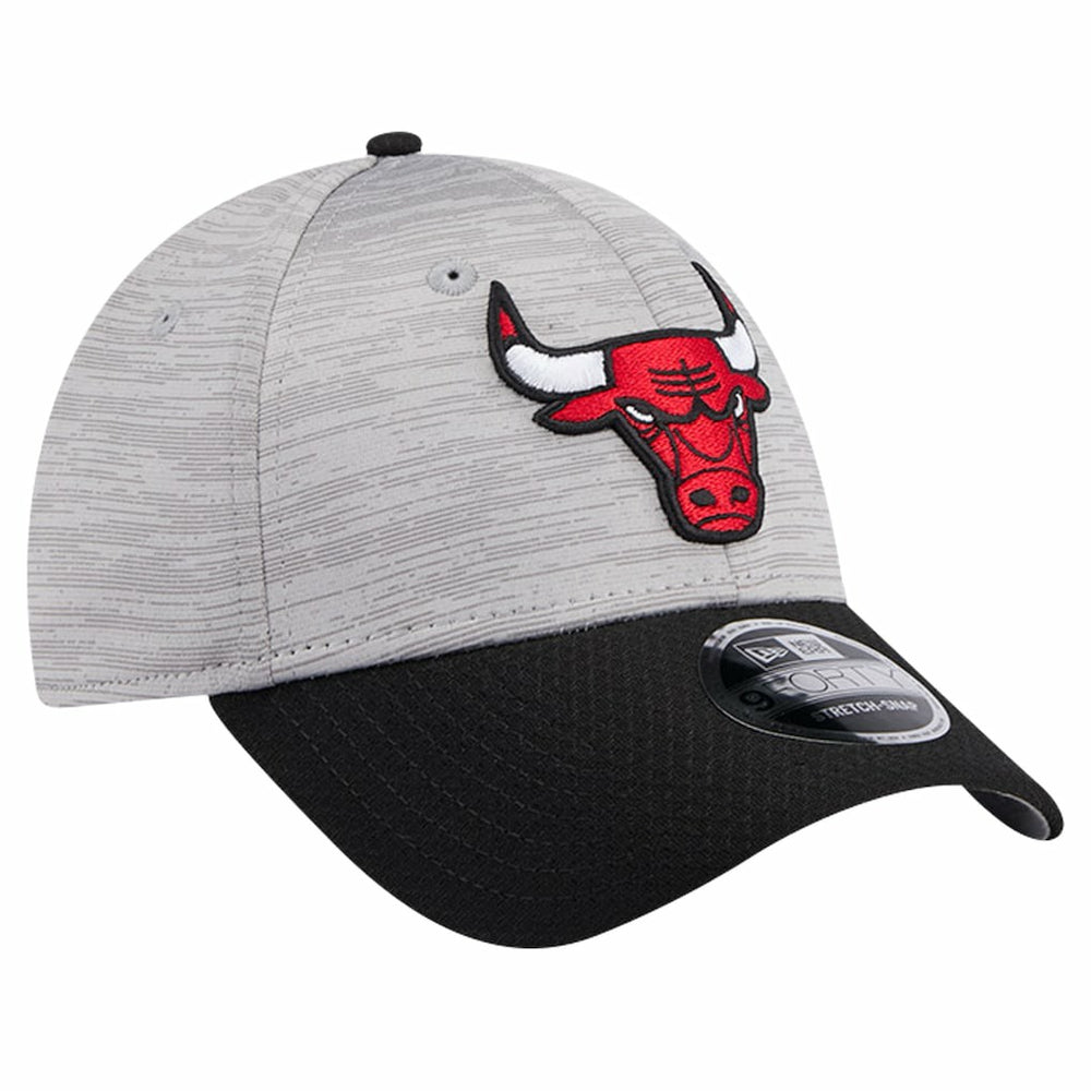 Chicago Bulls Active Digi-Tech Two-Tone 9FORTY Adjustable Hat Heather Gray/Black