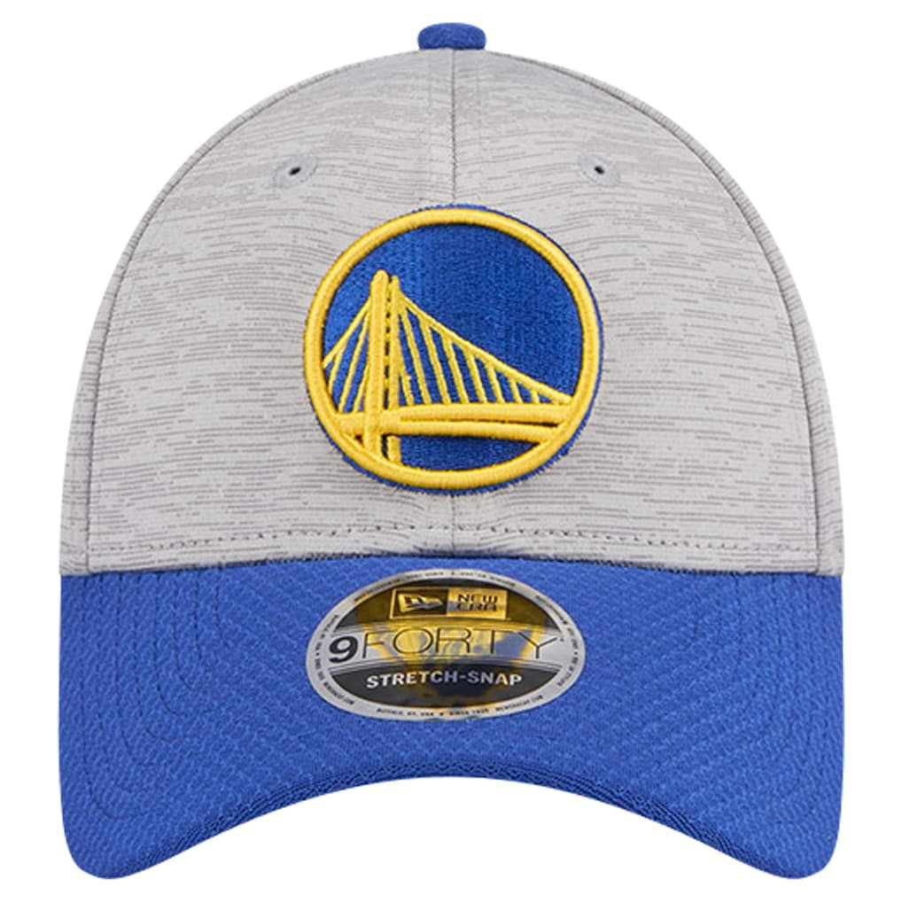 Golden State Warriors Active Digi-Tech Two-Tone 9FORTY Adjustable Hat Heather Gray/Royal