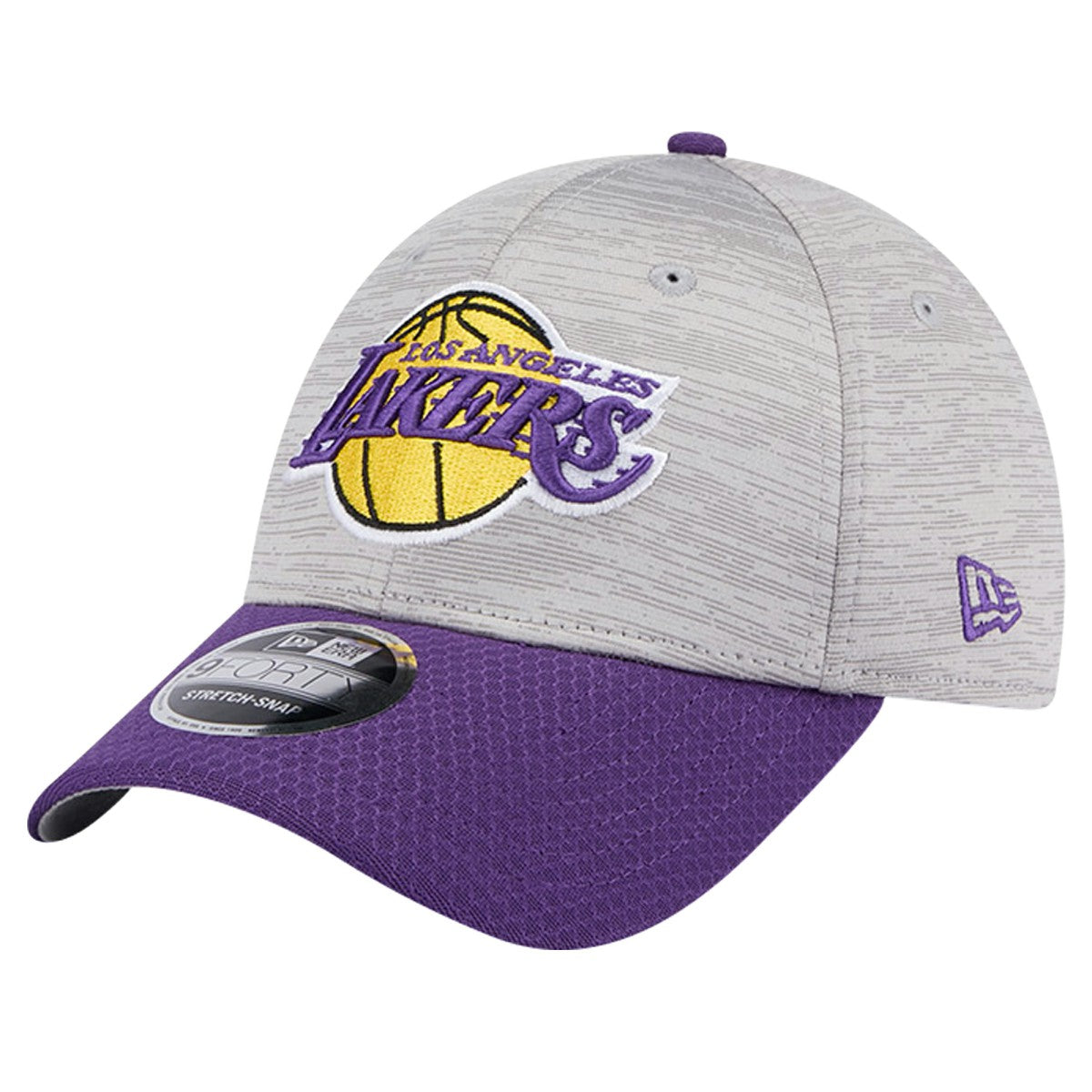 Los Angeles Lakers Active Digi-Tech Two-Tone 9FORTY Adjustable Hat Heather Gray/Purple