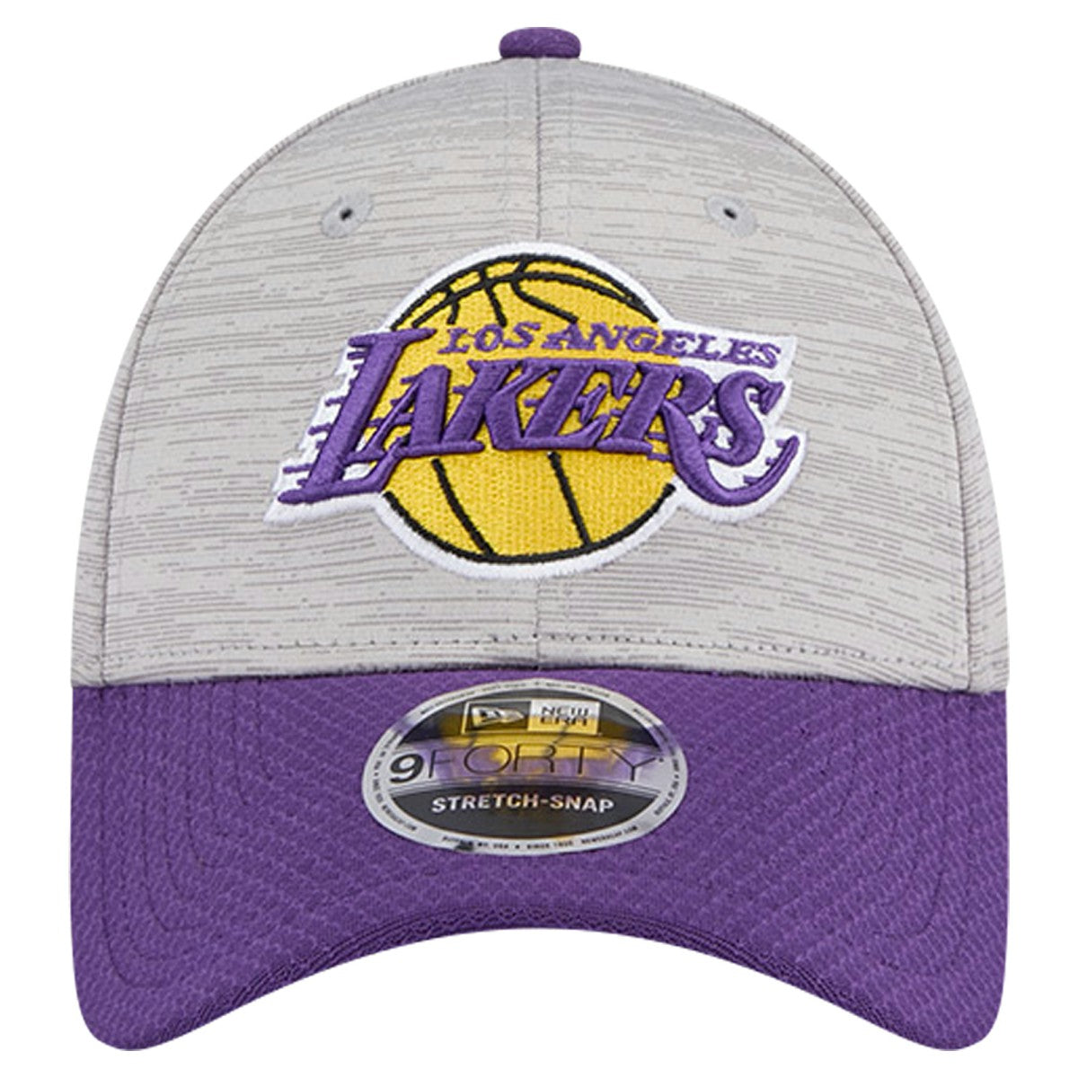 Los Angeles Lakers Active Digi-Tech Two-Tone 9FORTY Adjustable Hat Heather Gray/Purple