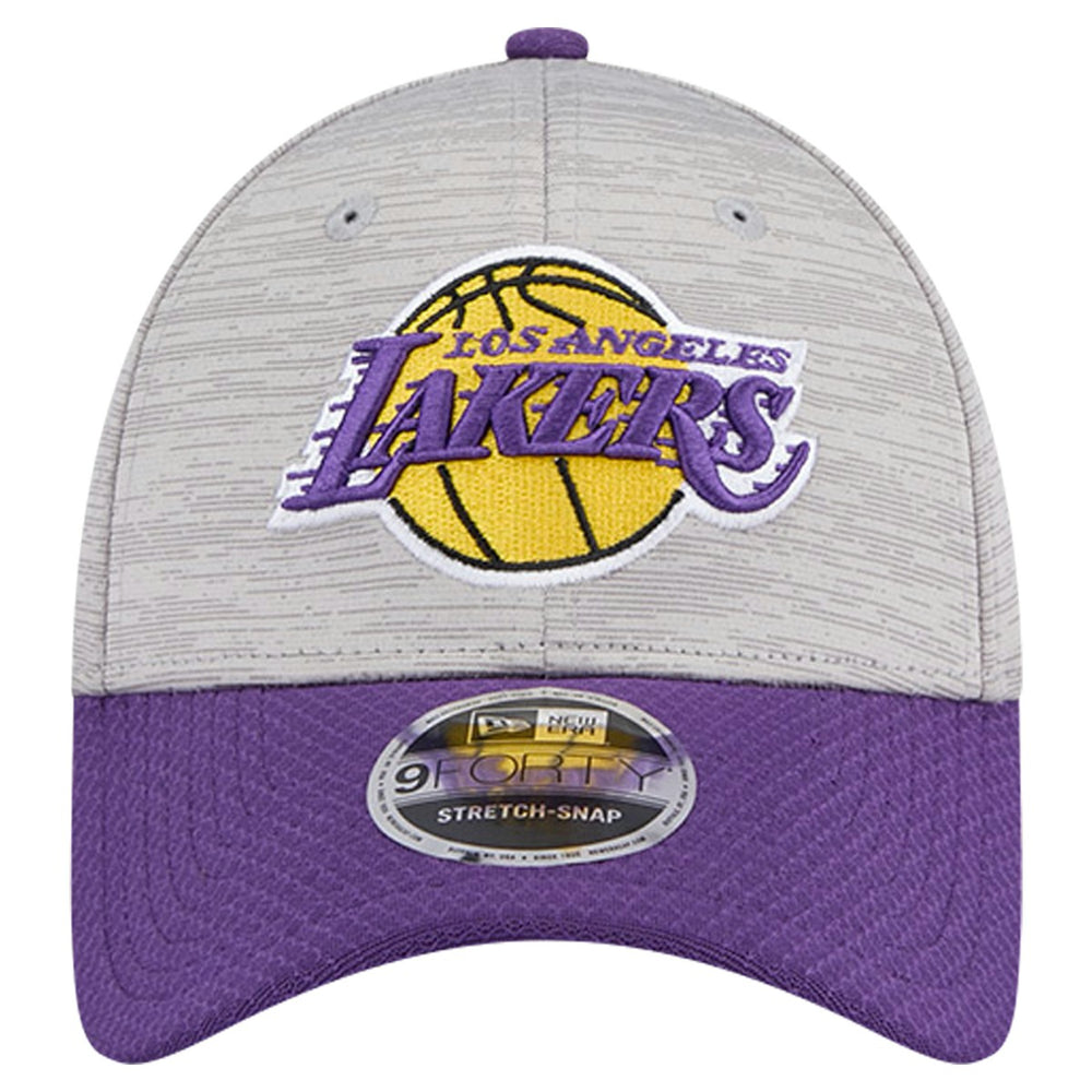 Los Angeles Lakers Active Digi-Tech Two-Tone 9FORTY Adjustable Hat Heather Gray/Purple
