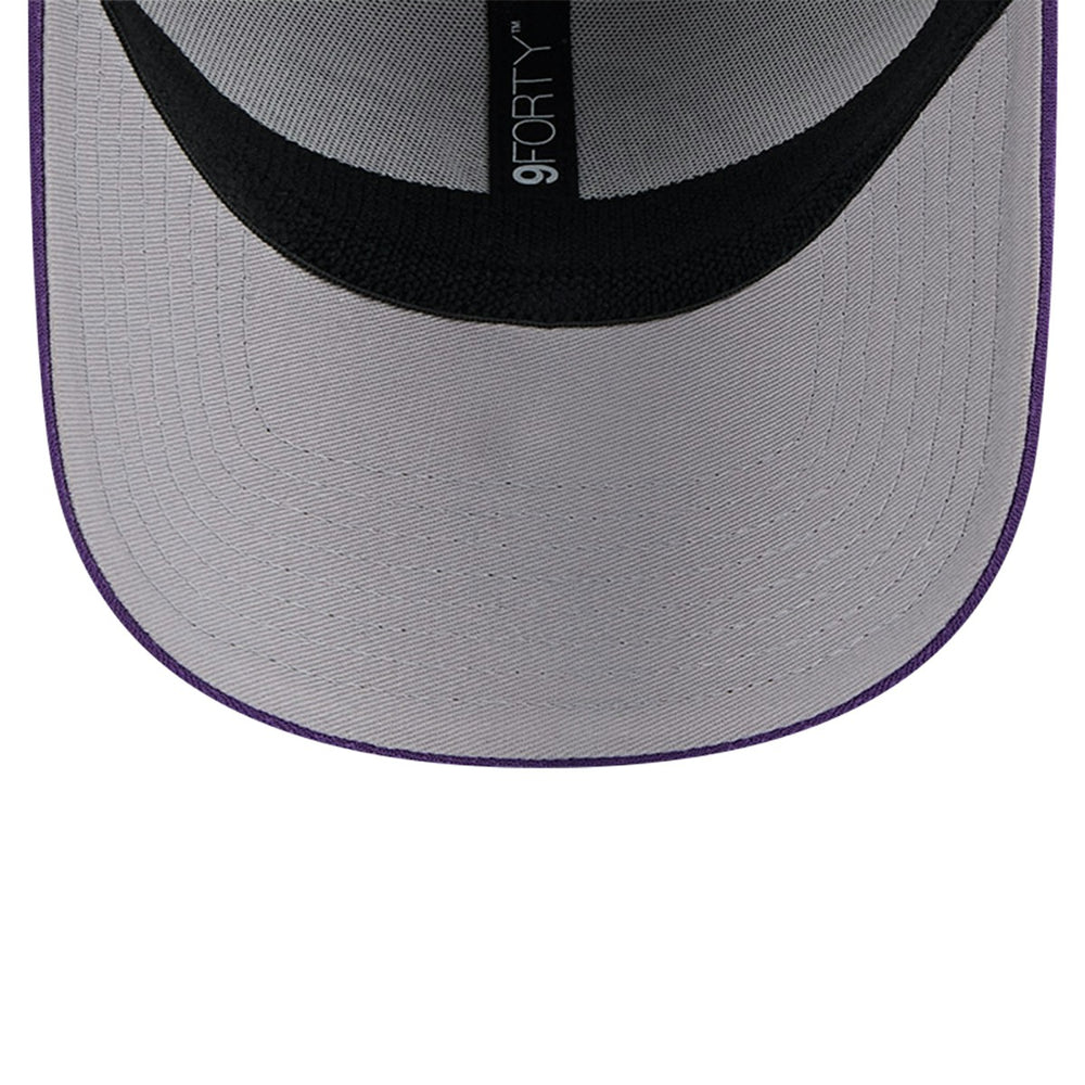 Los Angeles Lakers Active Digi-Tech Two-Tone 9FORTY Adjustable Hat Heather Gray/Purple