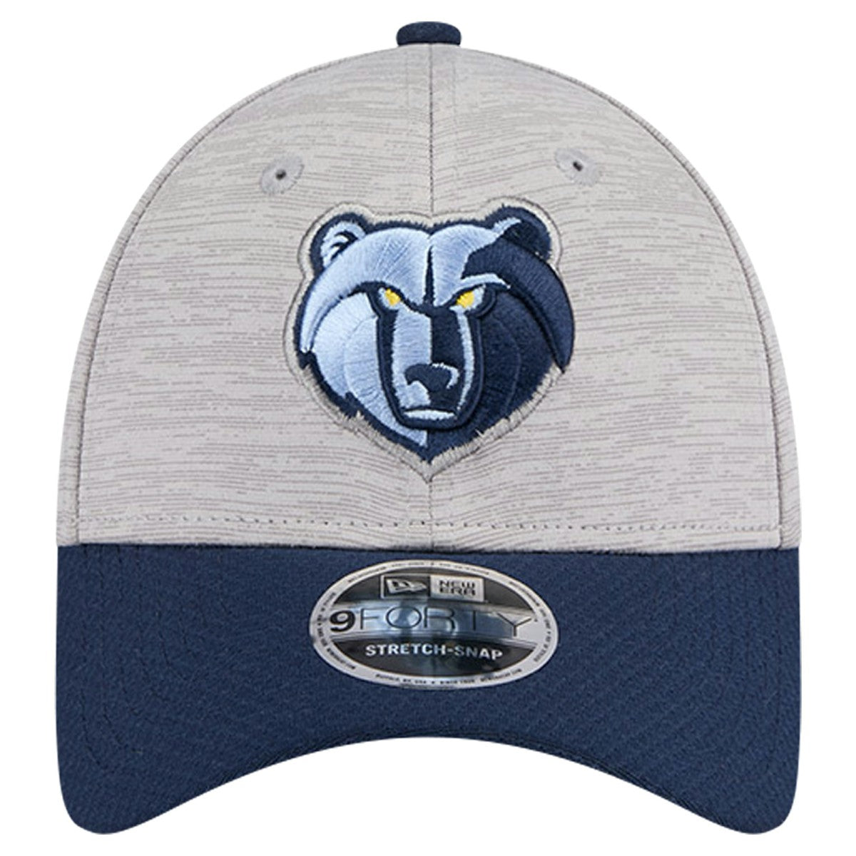 Memphis Grizzlies Active Digi-Tech Two-Tone 9FORTY Adjustable Hat Heather Gray/Navy