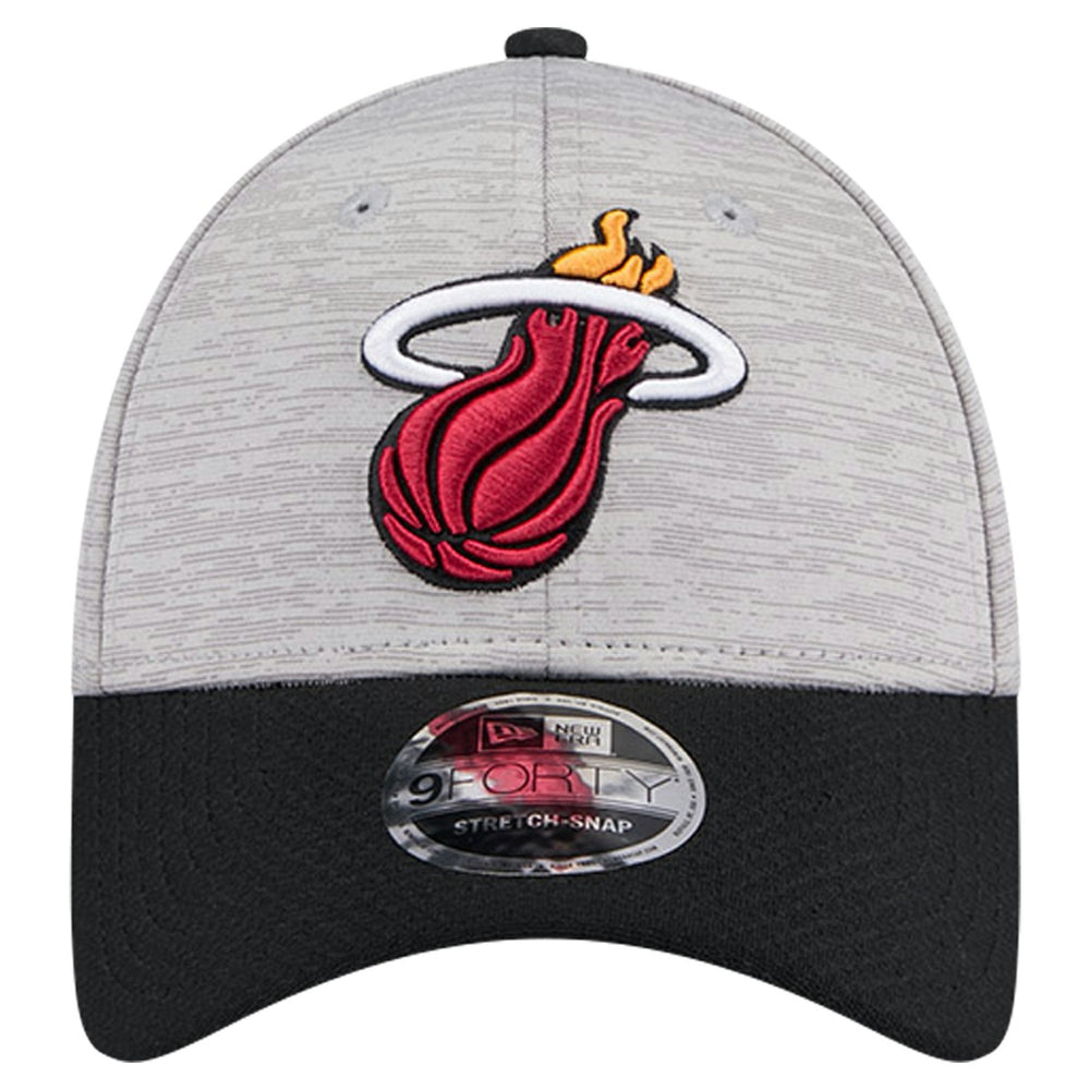 Miami Heat Active Digi-Tech Two-Tone 9FORTY Adjustable Hat Heather Gray/Black