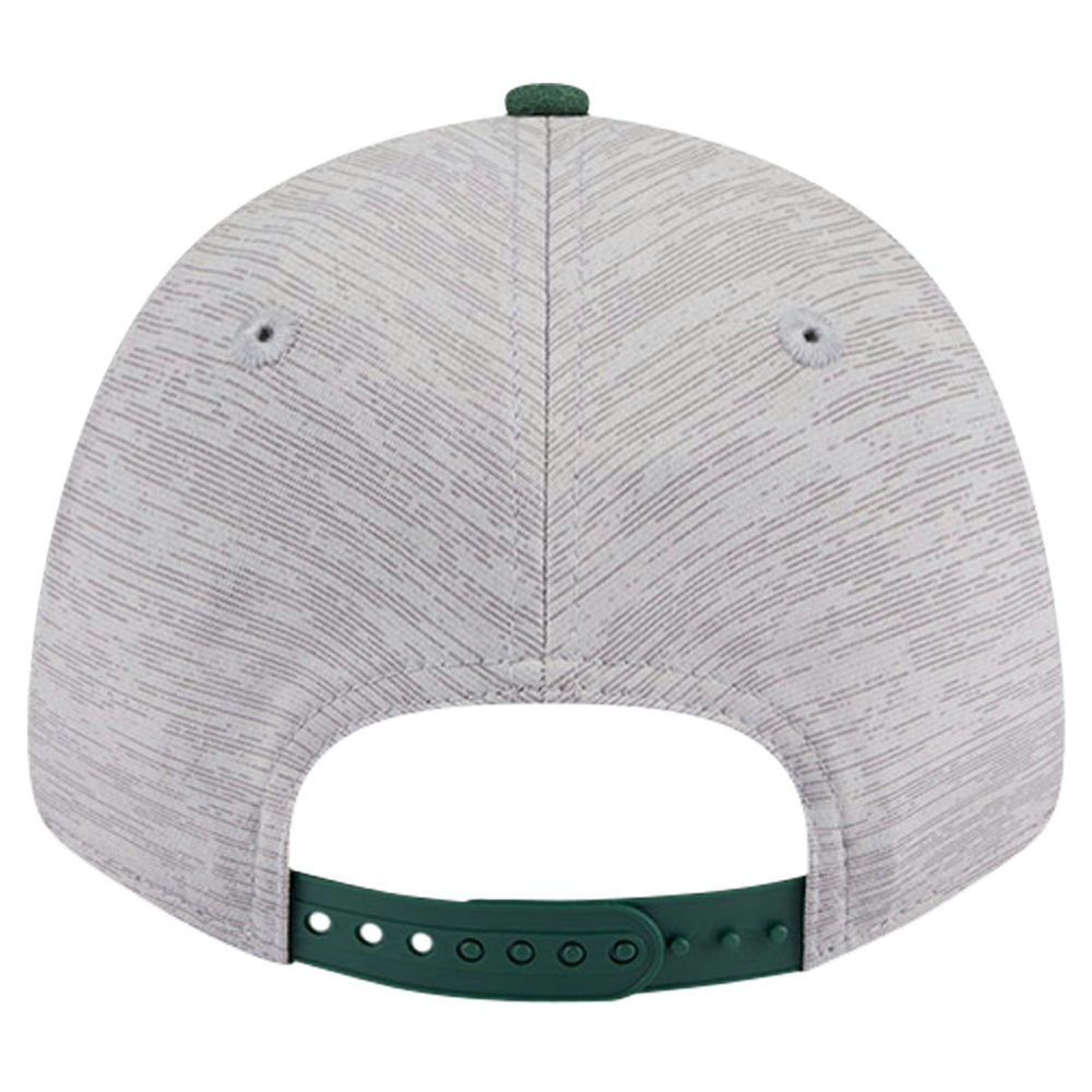 Milwaukee Bucks Active Digi-Tech Two-Tone 9FORTY Adjustable Hat Heather Gray/Hunter Green