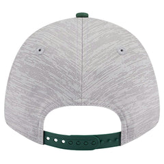 Milwaukee Bucks Active Digi-Tech Two-Tone 9FORTY Adjustable Hat Heather Gray/Hunter Green