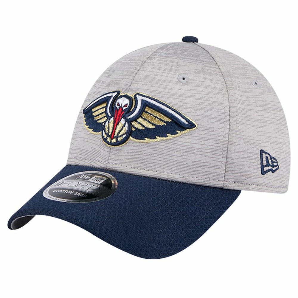 New Orleans Pelicans Active Digi-Tech Two-Tone 9FORTY Adjustable Hat Heather Gray/Navy