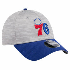 Philadelphia 76ers Active Digi-Tech Two-Tone 9FORTY Adjustable Hat Heather Gray/Royal