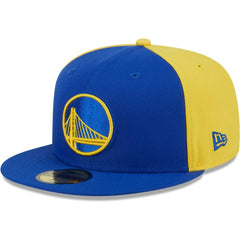 Golden State Warriors Gameday Wordmark 59FIFTY Fitted Hat Royal/Gold