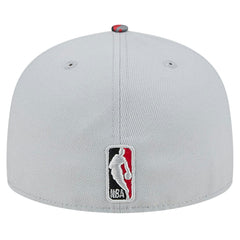Portland Trail Blazers Active Color Camo Visor 59FIFTY Fitted Hat Gray
