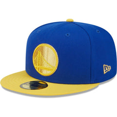 Golden State Warriors Gameday Gold Pop Stars 59FIFTY Fitted Hat Royal/Gold