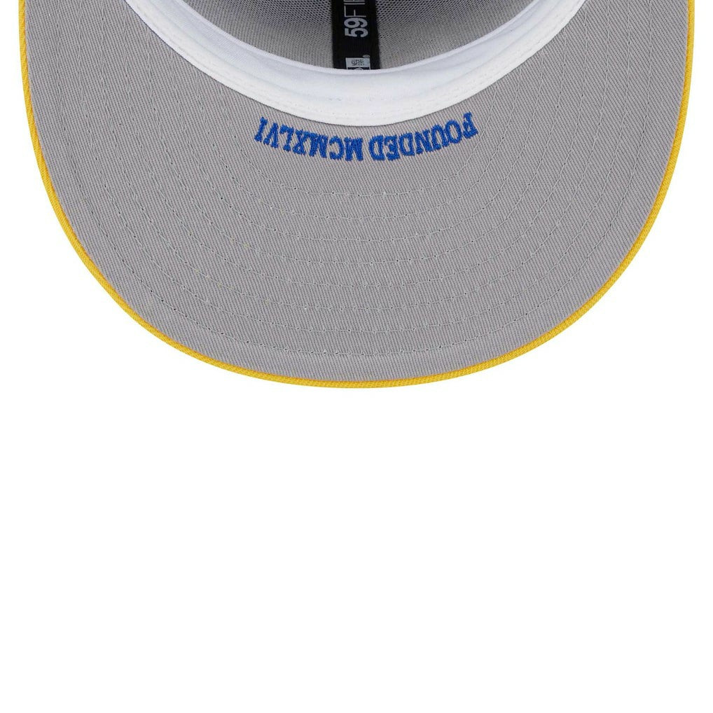 Golden State Warriors Gameday Gold Pop Stars 59FIFTY Fitted Hat Royal/Gold