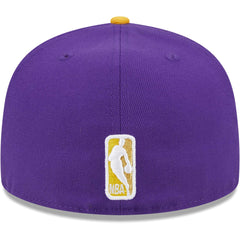 Los Angeles Lakers Gameday Gold Pop Stars 59FIFTY Fitted Hat Purple/Gold