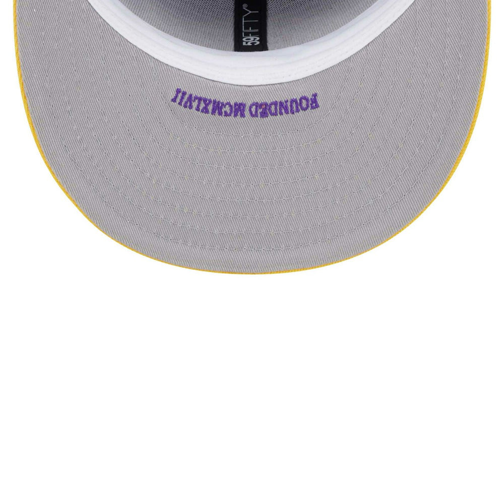 Los Angeles Lakers Gameday Gold Pop Stars 59FIFTY Fitted Hat Purple/Gold