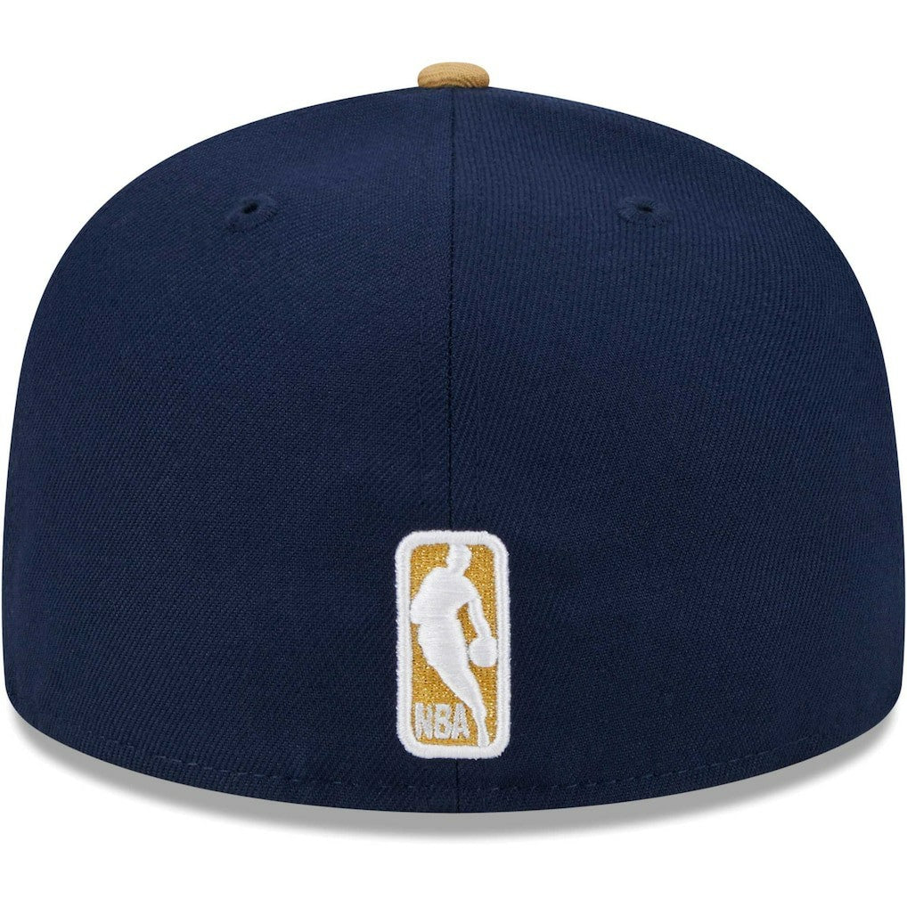 New Orleans Pelicans Gameday Gold Pop Stars 59FIFTY Fitted Hat Navy/Gold