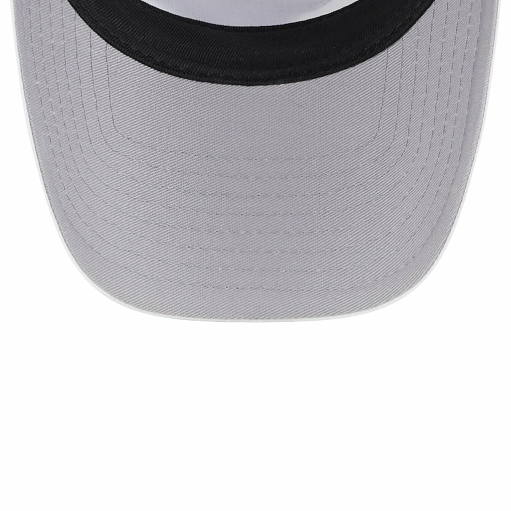 Chicago Bulls Court Sport Foam A-Frame 9FORTY Adjustable Trucker Hat White/Black