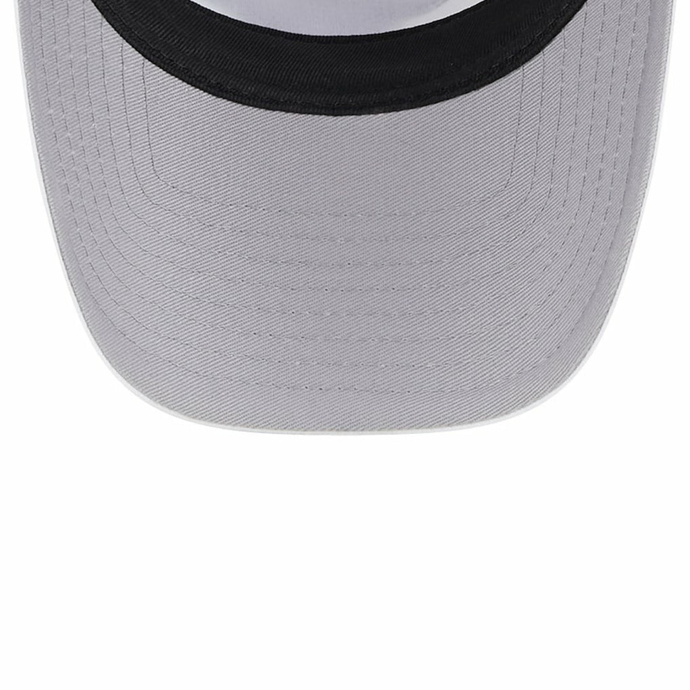 Chicago Bulls Court Sport Foam A-Frame 9FORTY Adjustable Trucker Hat White/Black