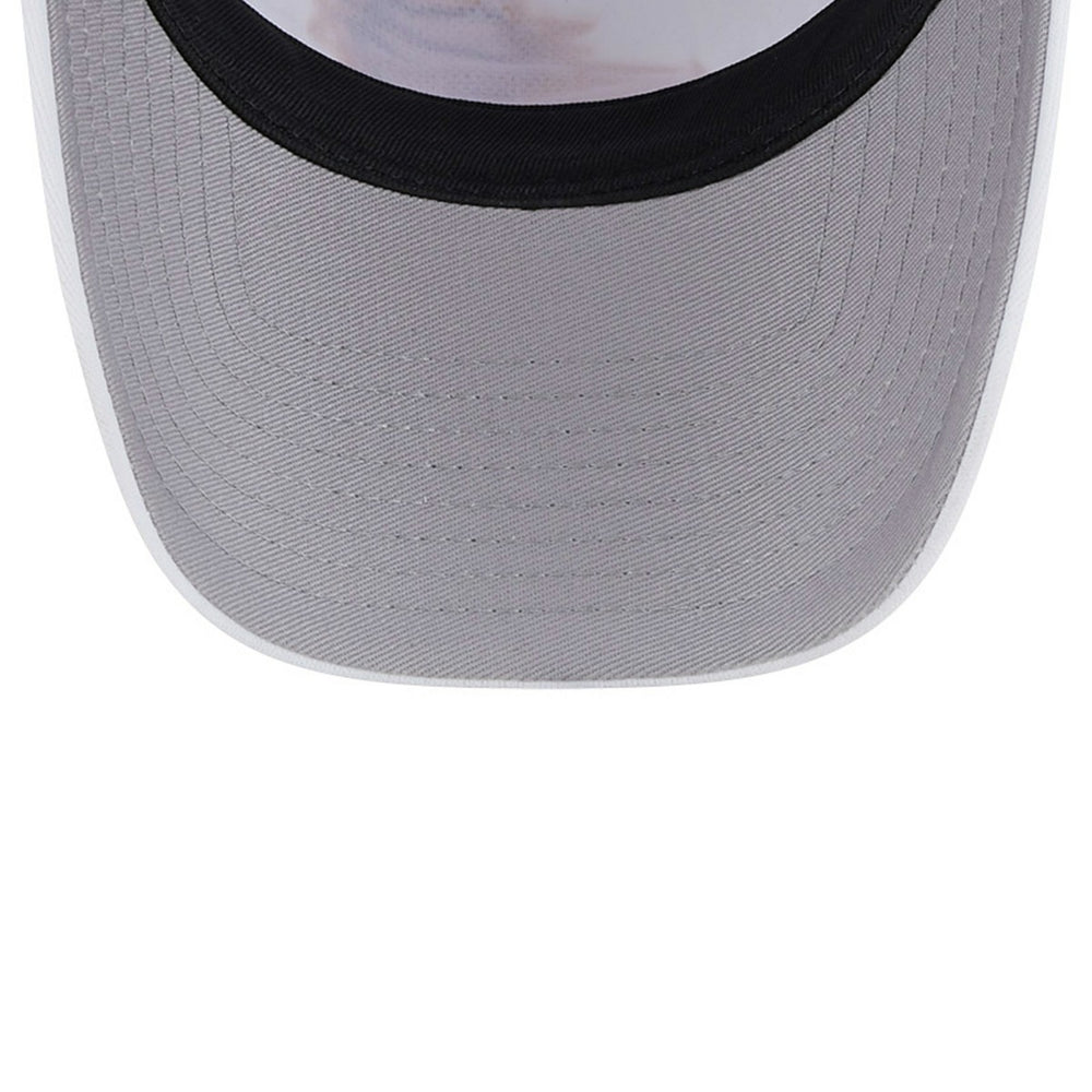 Phoenix Suns Court Sport Foam A-Frame 9FORTY Adjustable Trucker Hat White/Purple