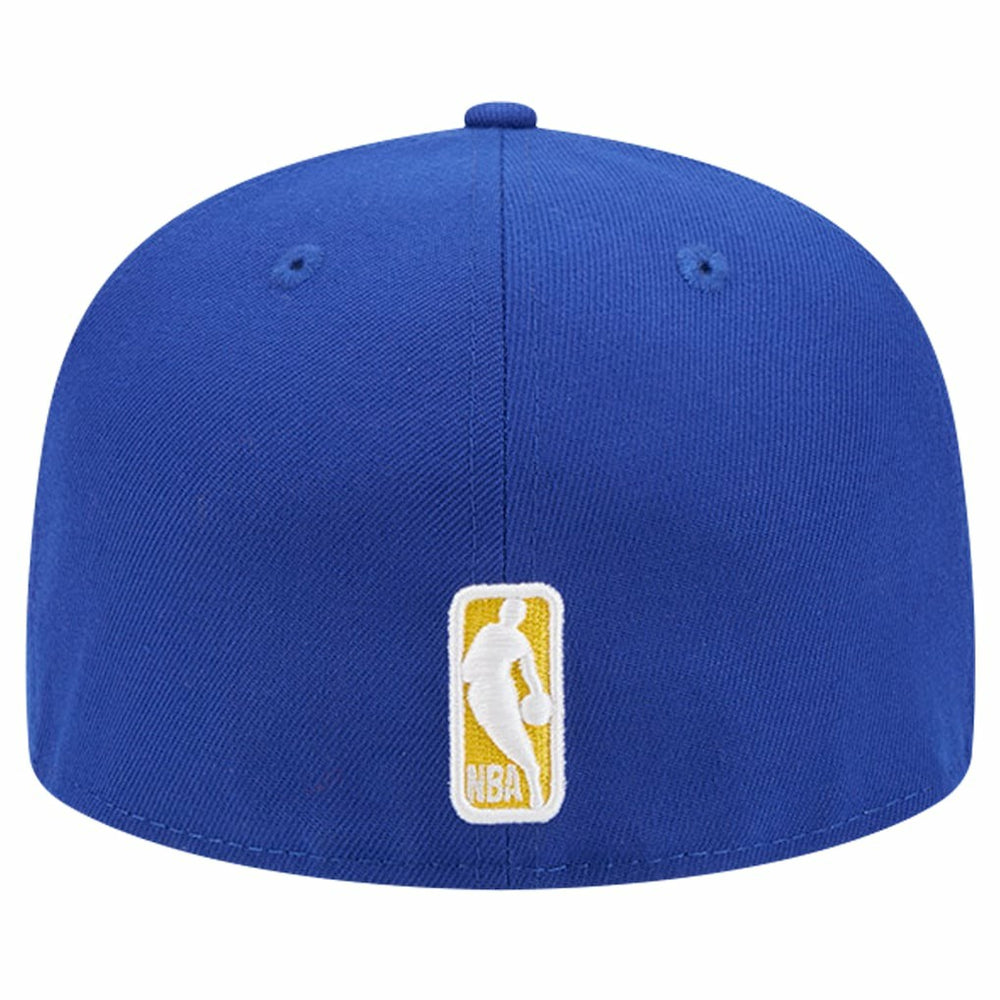 Golden State Warriors Court Sport Leather Applique 59FIFTY Fitted Hat Royal