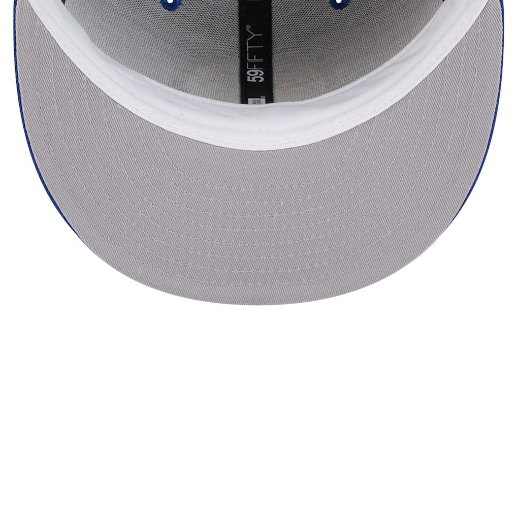 Golden State Warriors Court Sport Leather Applique 59FIFTY Fitted Hat Royal