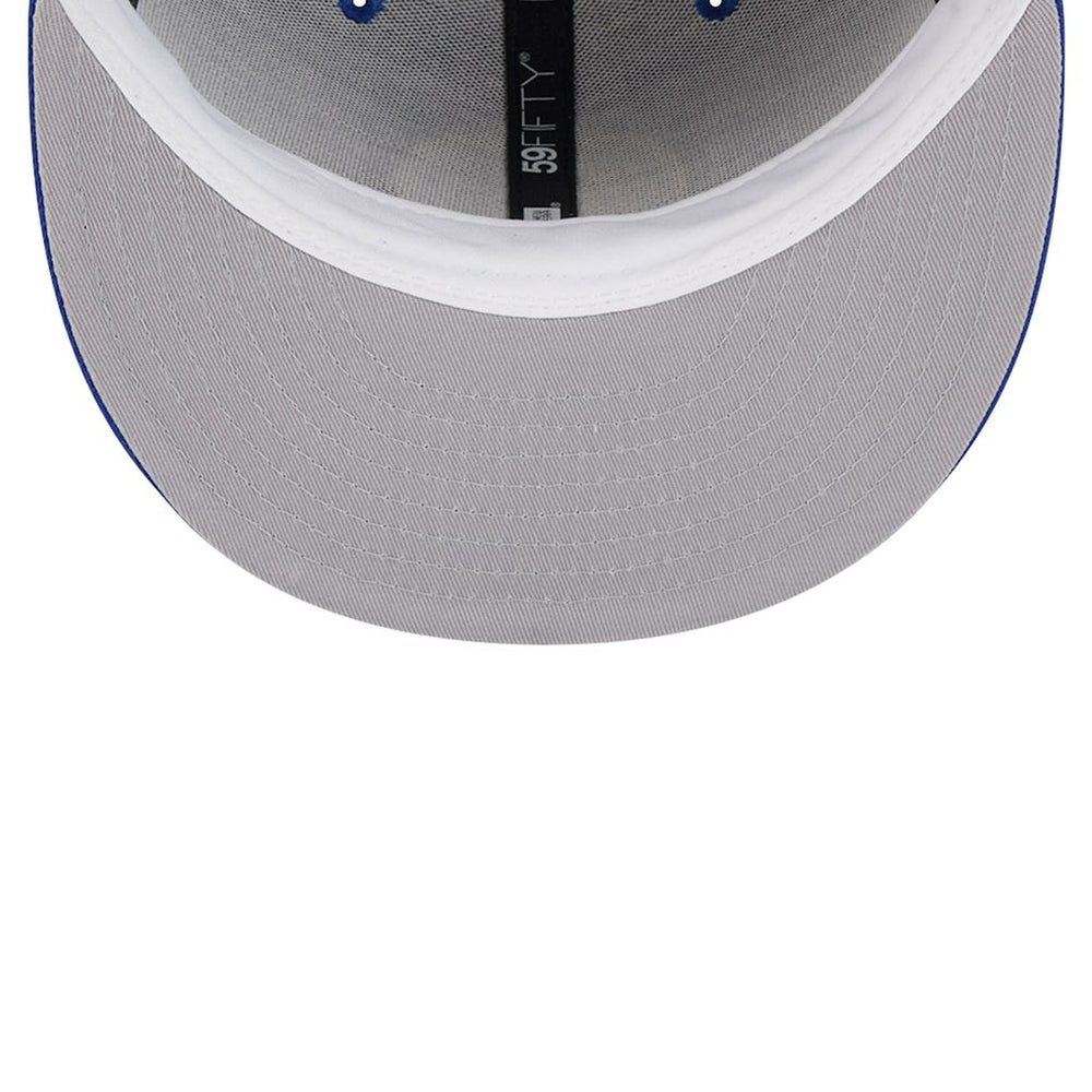 Golden State Warriors Court Sport Leather Applique 59FIFTY Fitted Hat Royal