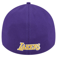 Los Angeles Lakers Two-Tone 39THIRTY Flex Hat Heather Gray/Purple