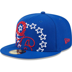 Philadelphia 76ers Game Day Hollow Logo Mashup 59FIFTY Fitted Hat Royal