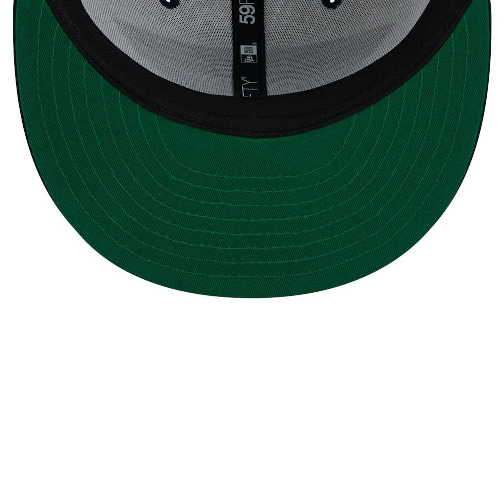 New Orleans Pelicans Throwback 2Tone 59FIFTY Fitted Hat White/Navy
