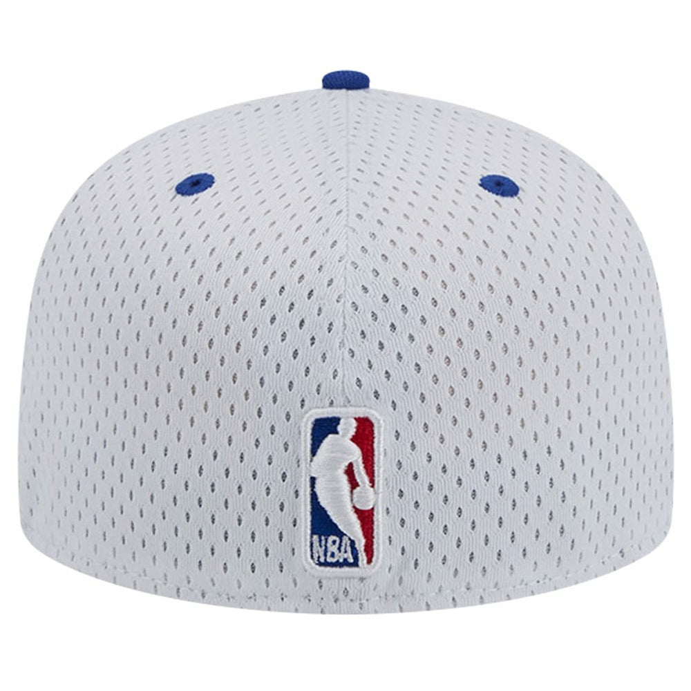 Philadelphia 76ers Throwback 2Tone 59FIFTY Fitted Hat White/Royal