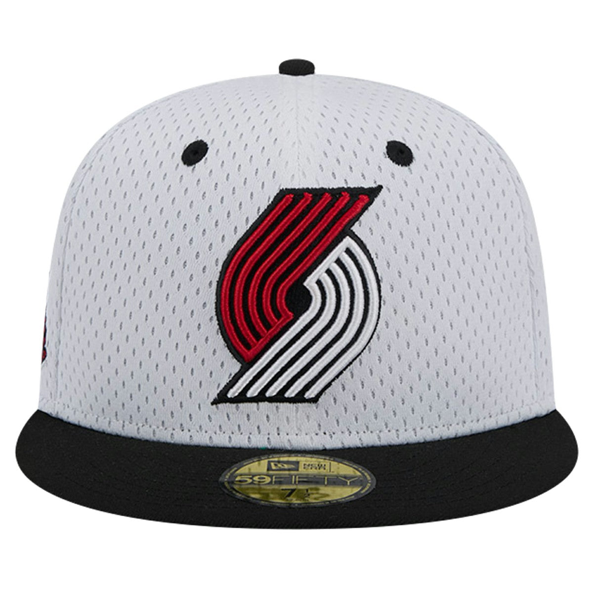 Portland Trail Blazers Throwback 2Tone 59FIFTY Fitted Hat White/Black
