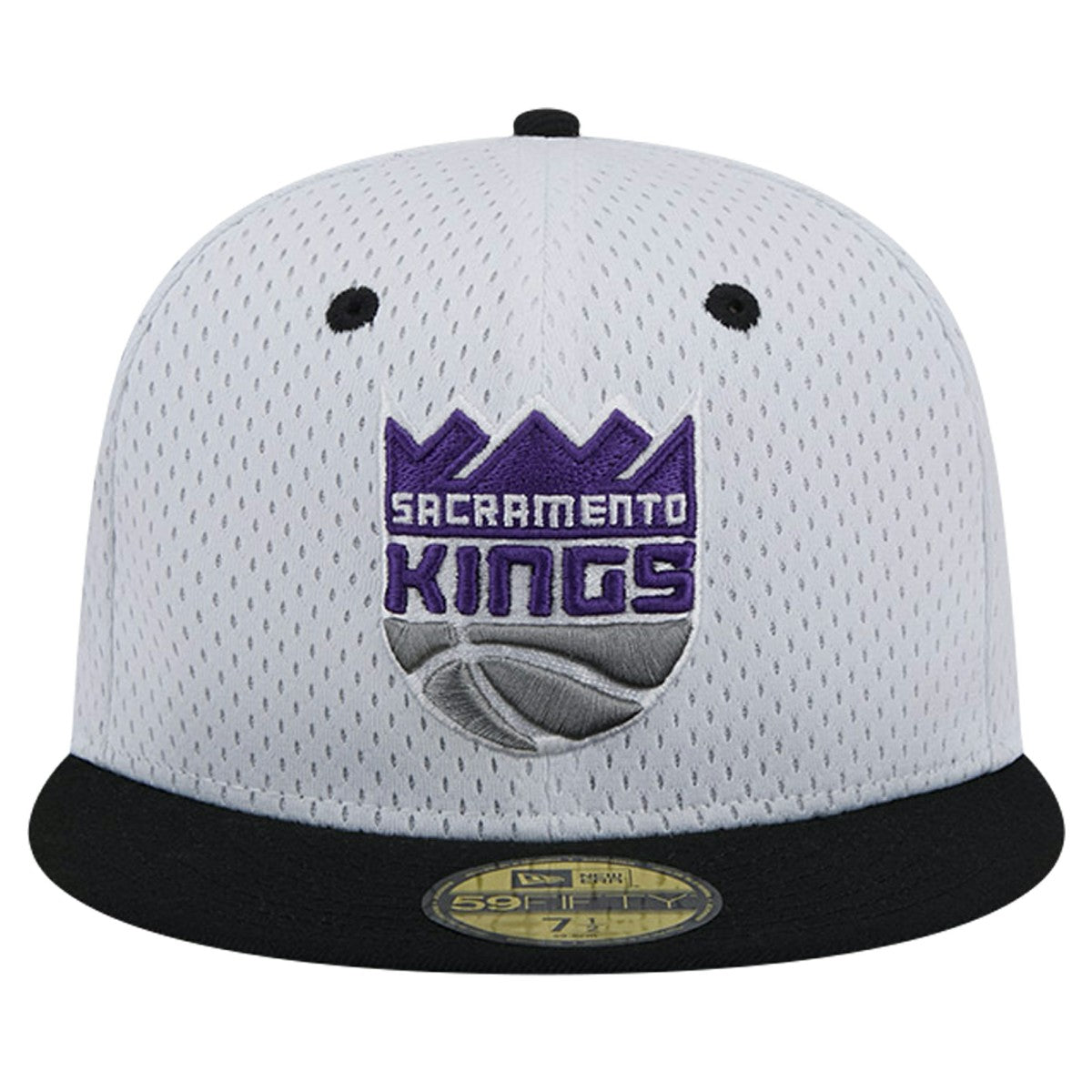 Sacramento Kings Throwback 2Tone 59FIFTY Fitted Hat White/Black