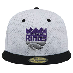 Sacramento Kings Throwback 2Tone 59FIFTY Fitted Hat White/Black