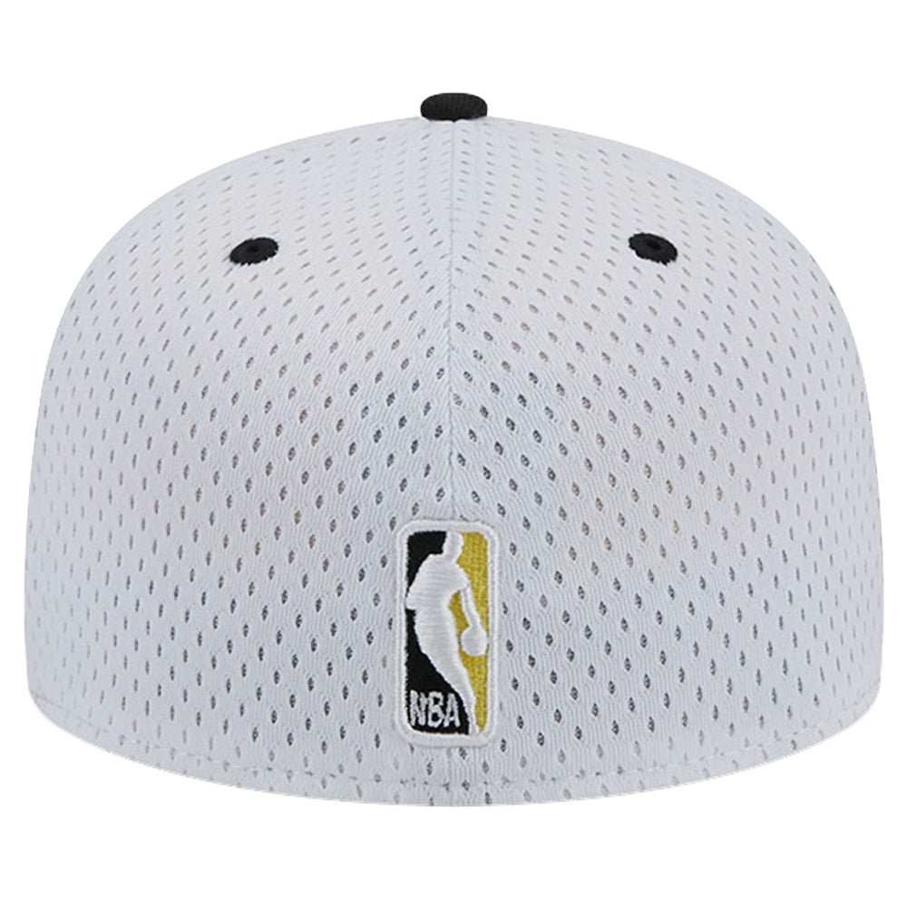Utah Jazz Throwback 2Tone 59FIFTY Fitted Hat White/Black