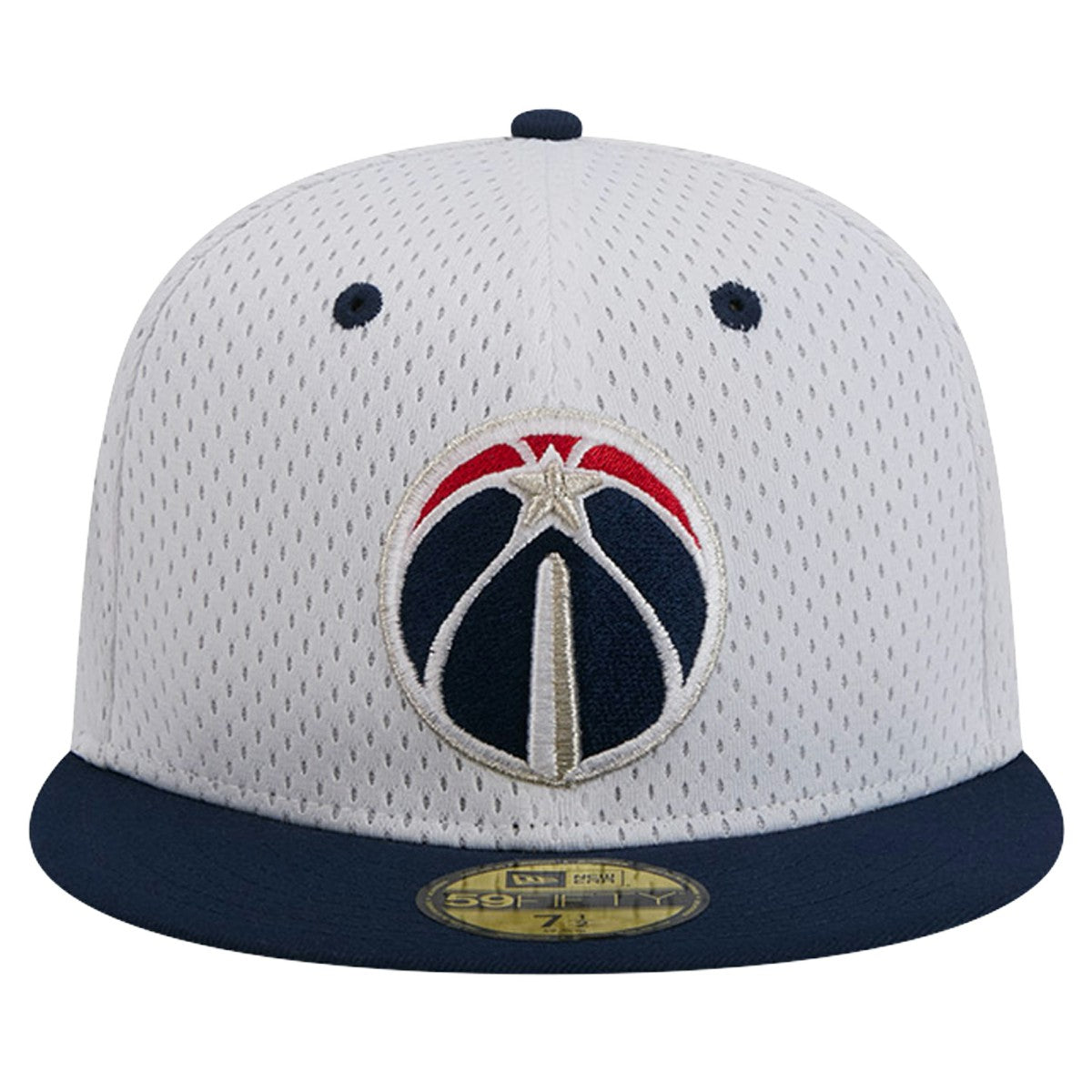 Washington Wizards Throwback 2Tone 59FIFTY Fitted Hat White/Navy