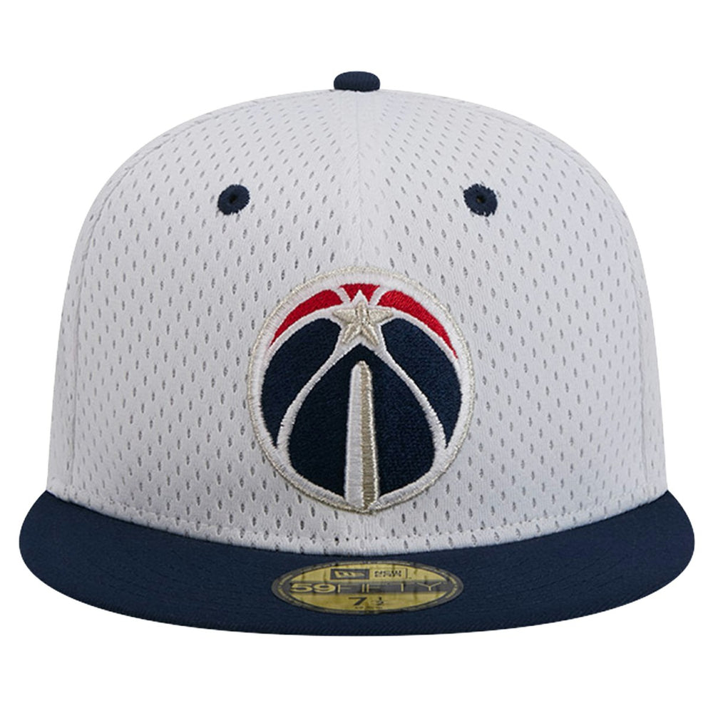 Washington Wizards Throwback 2Tone 59FIFTY Fitted Hat White/Navy