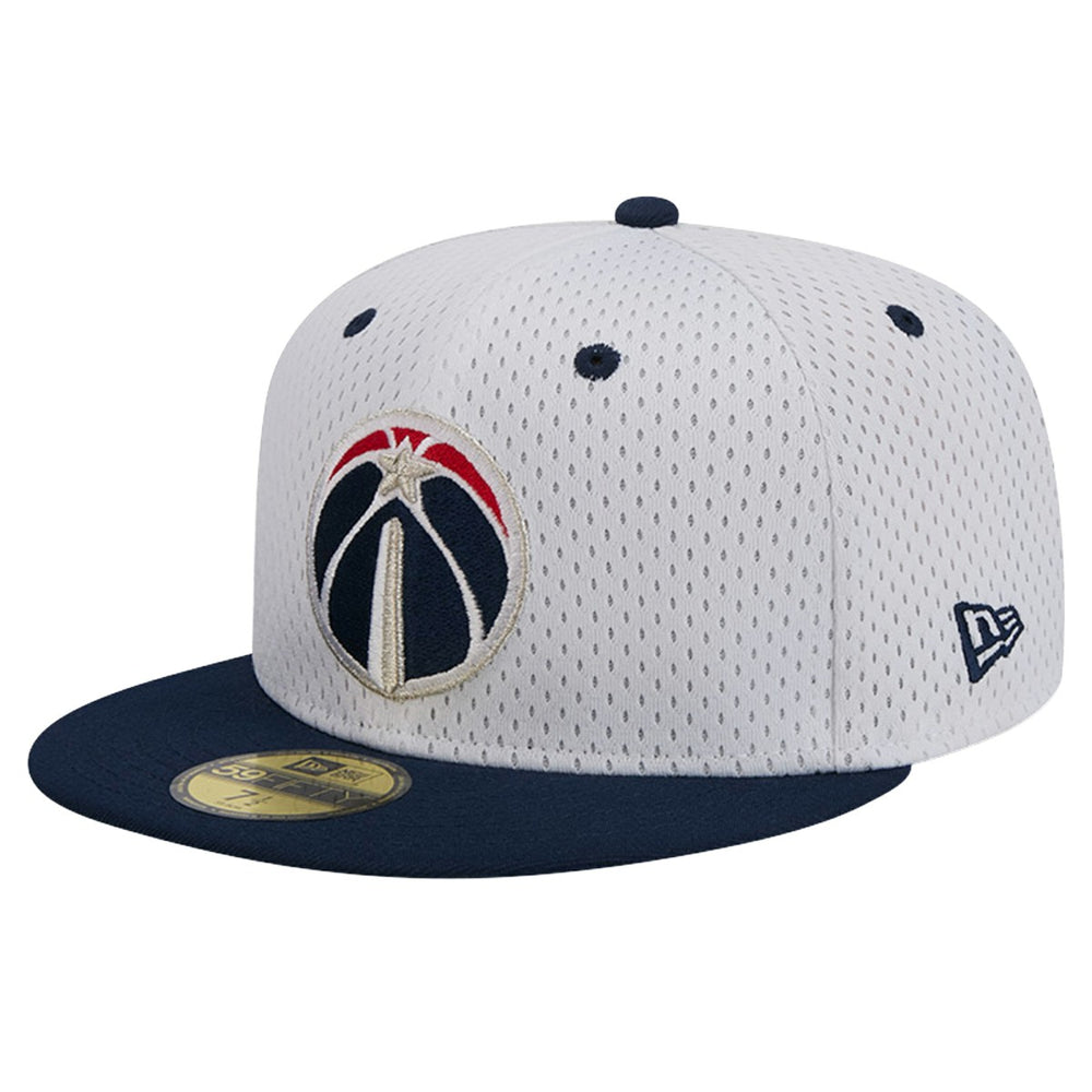 Washington Wizards Throwback 2Tone 59FIFTY Fitted Hat White/Navy