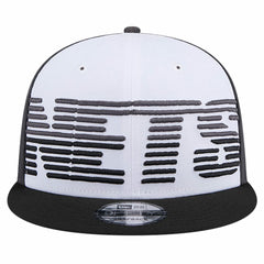 Brooklyn Nets Throwback Gradient Tech Font 9FIFTY Snapback Hat White/Black