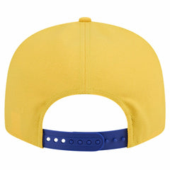 Golden State Warriors Throwback Gradient Tech Font 9FIFTY Snapback Hat White/Royal