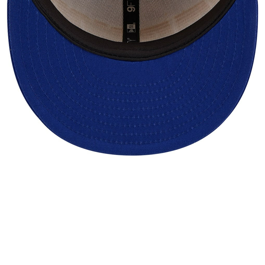 Golden State Warriors Throwback Gradient Tech Font 9FIFTY Snapback Hat White/Royal