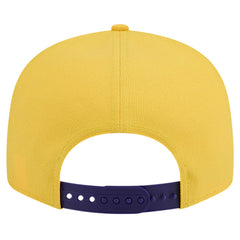 Los Angeles Lakers Throwback Gradient Tech Font 9FIFTY Snapback Hat White/Purple