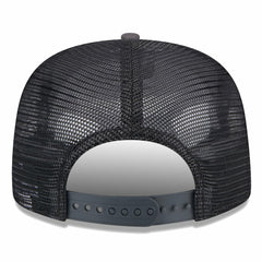 Brooklyn Nets Throwback Team Arch Golfer Snapback Hat Black/Charcoal