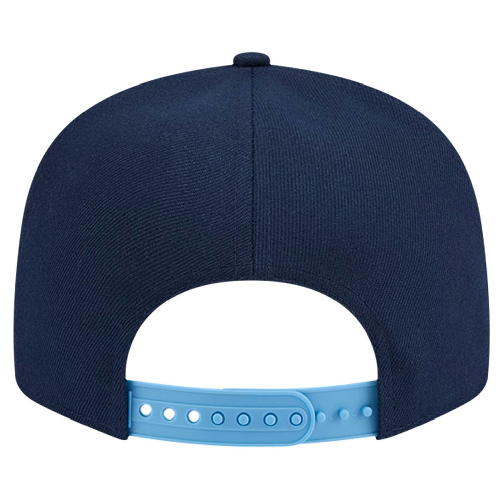 Memphis Grizzlies Throwback Gradient Tech Font 9FIFTY Snapback Hat White/Light Blue