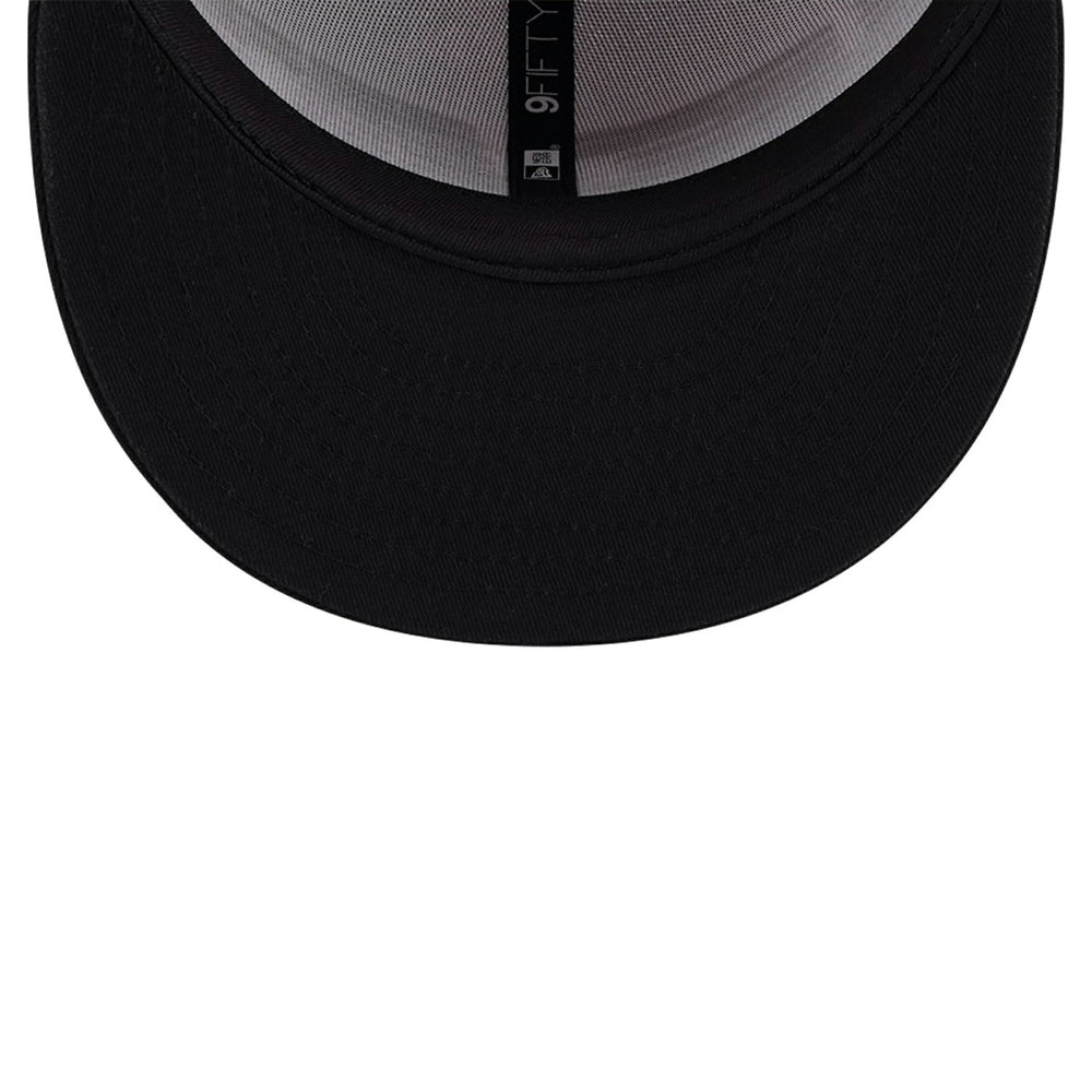 Miami Heat Throwback Gradient Tech Font 9FIFTY Snapback Hat White/Black