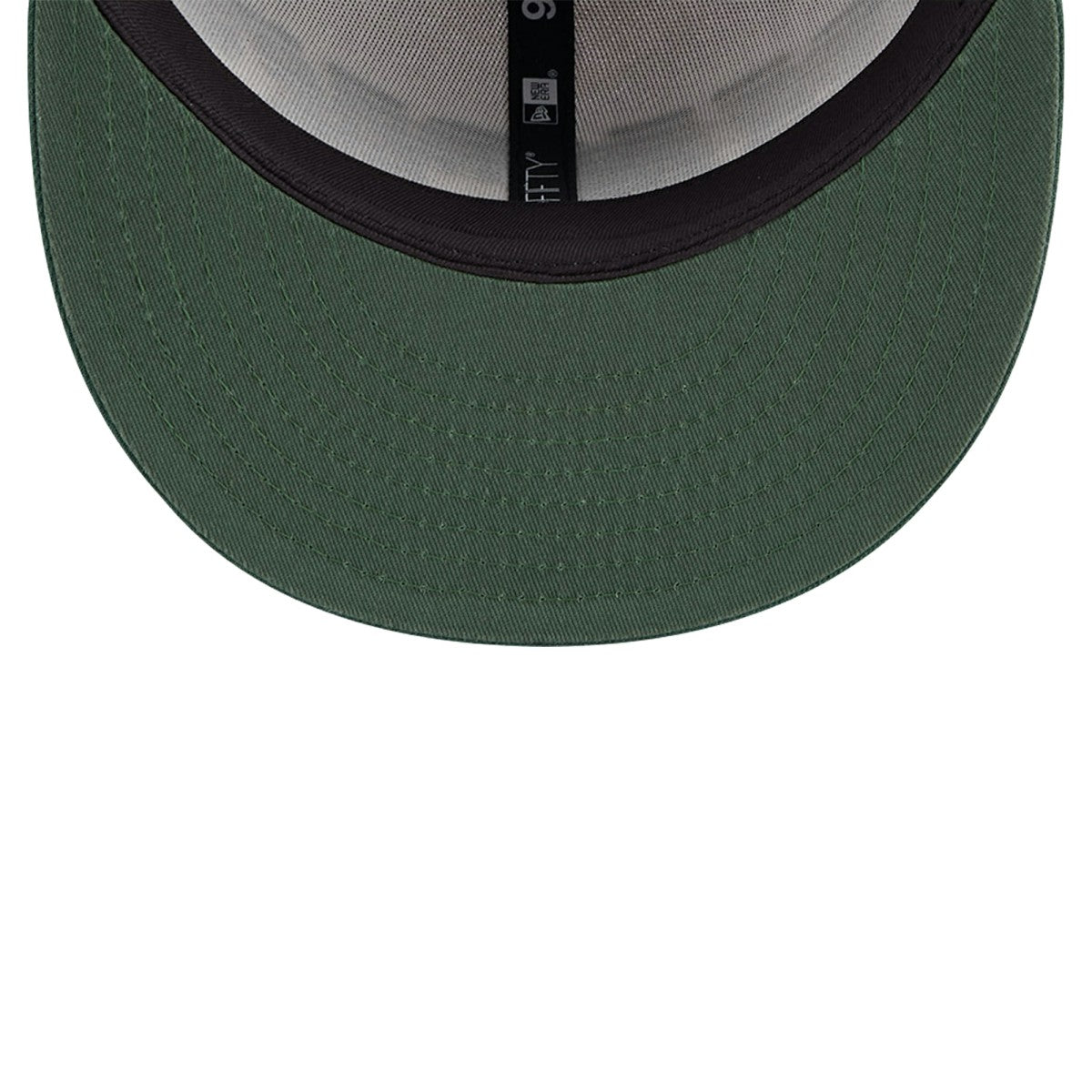 Milwaukee Bucks Throwback Gradient Tech Font 9FIFTY Snapback Hat White/Hunter Green