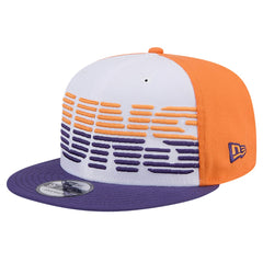 Phoenix Suns Throwback Gradient Tech Font 9FIFTY Snapback Hat White/Purple