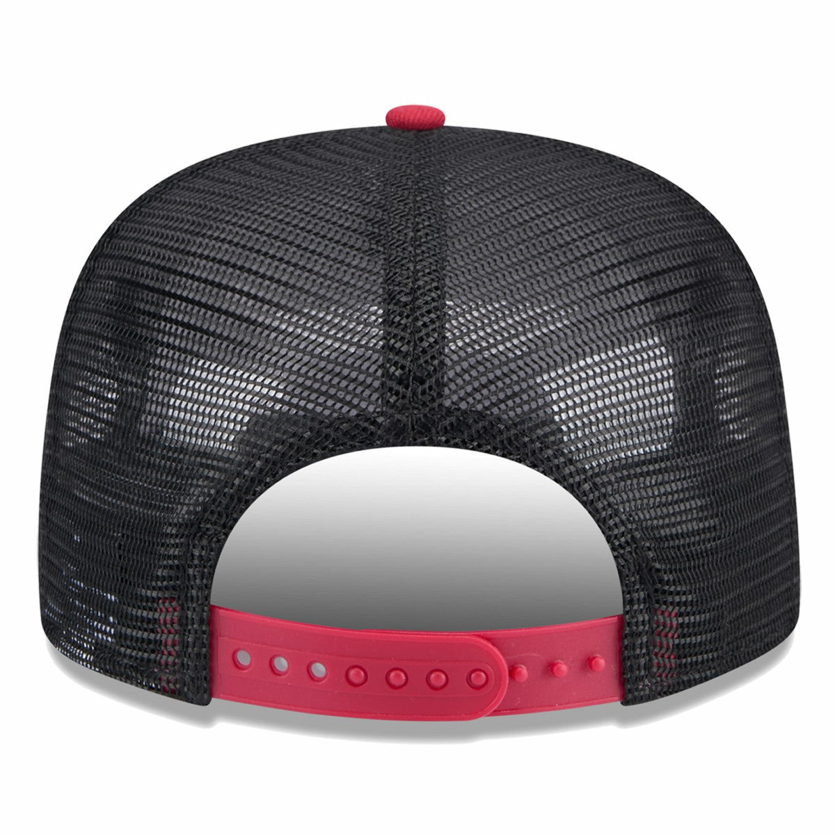 Miami Heat Throwback Team Arch Golfer Snapback Hat Black/Red