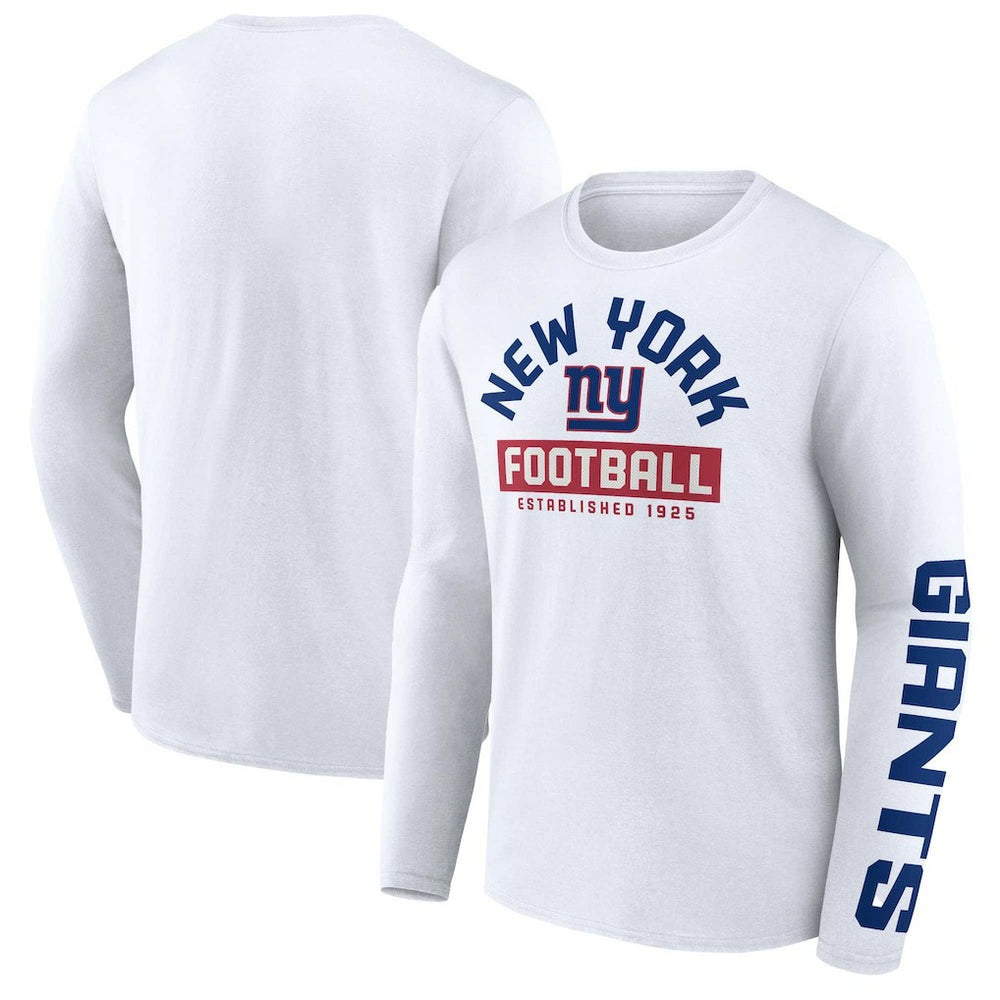 New York Giants Long Sleeve T-Shirt White