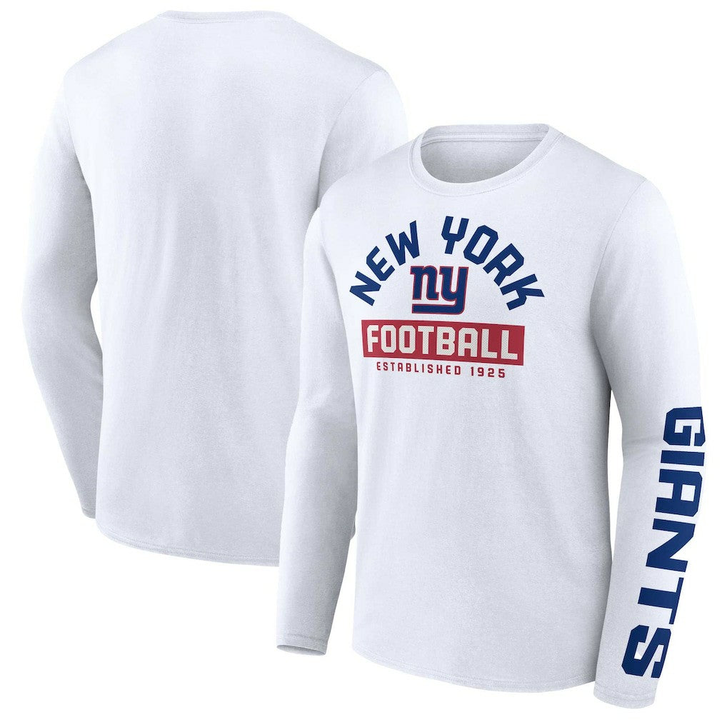 New York Giants Long Sleeve T-Shirt White